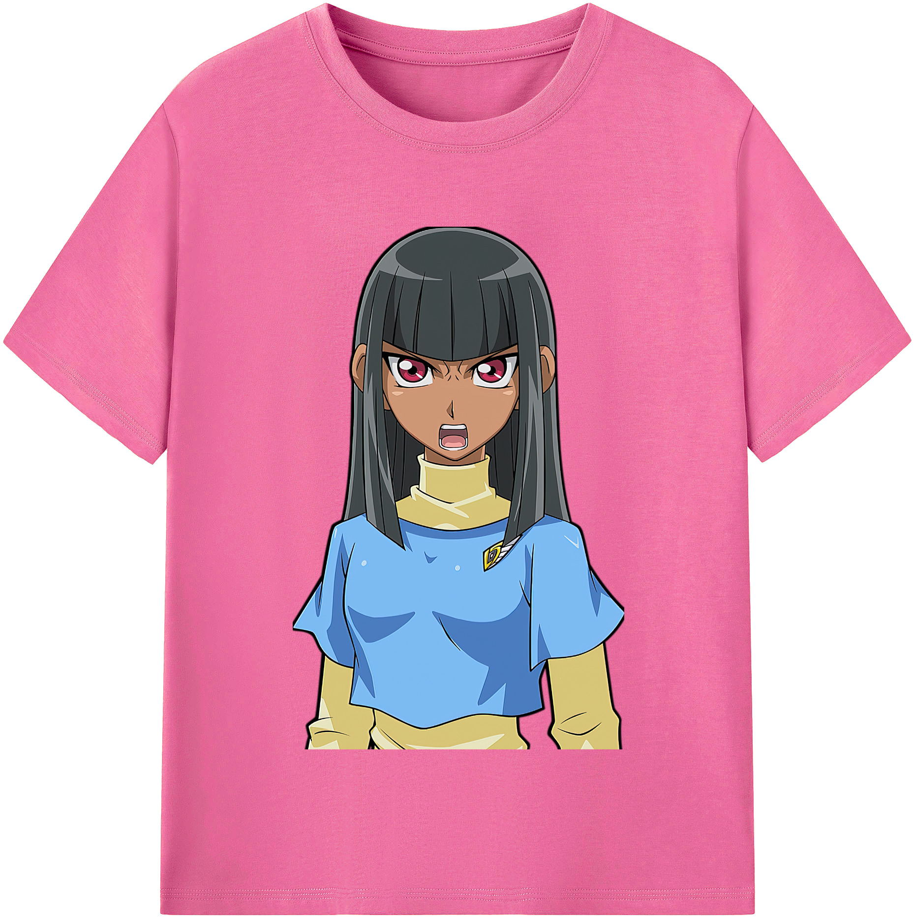（画像用） 遊☆戯☆王 Yu-Gi-Oh! レディースカジュアルプリントTシャツ（綿100％）